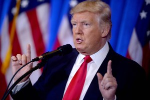 Photo by: Dennis Van Tine/STAR MAX/IPx 2020 8/1/20 Trump to ban TikTok through executive action as soon as Today. STAR MAX File Photo: 1/11/17 President-Elect Donald Trump holds his first press conference since the 2016 election in New York City.