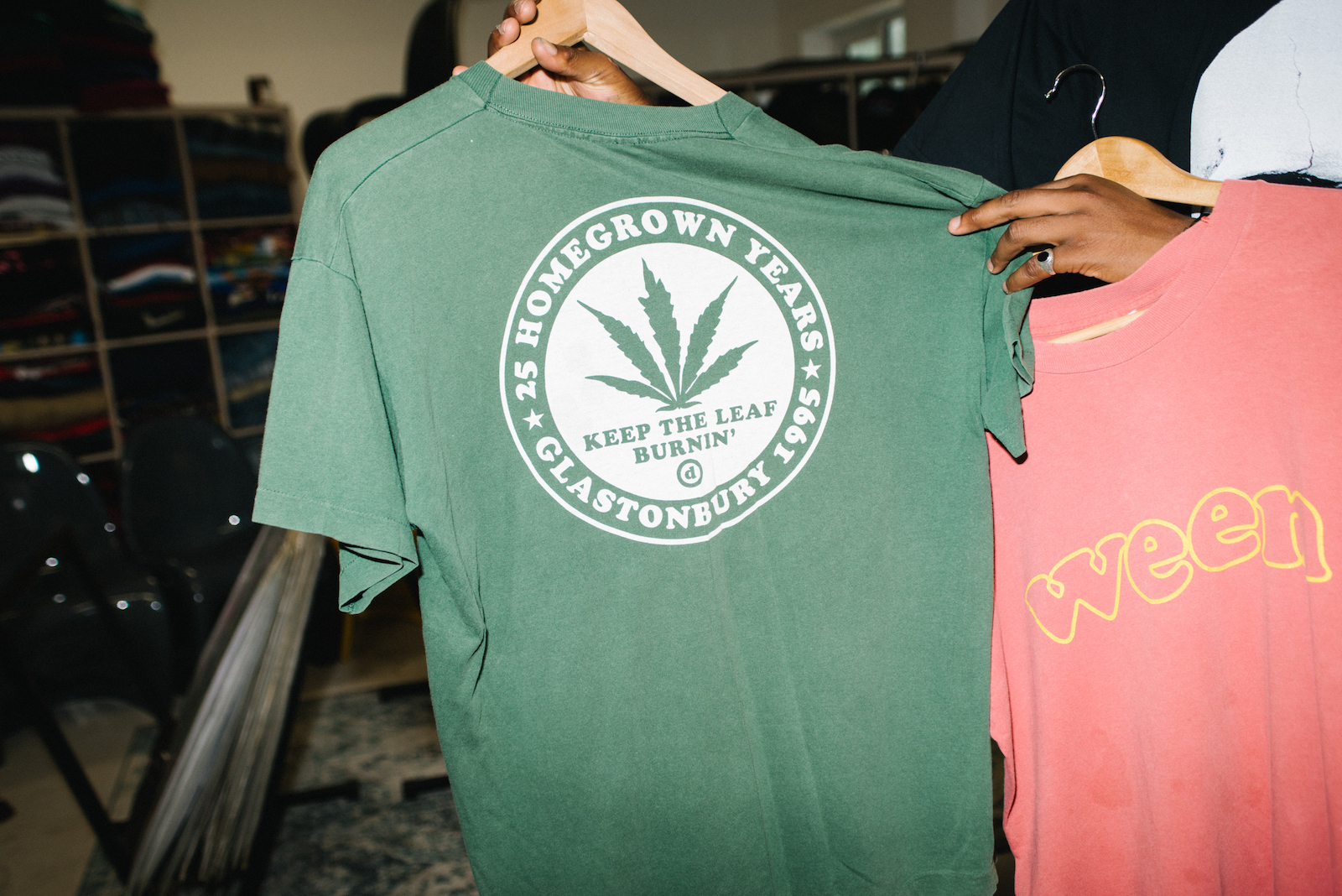 vintage glastonbury t shirt