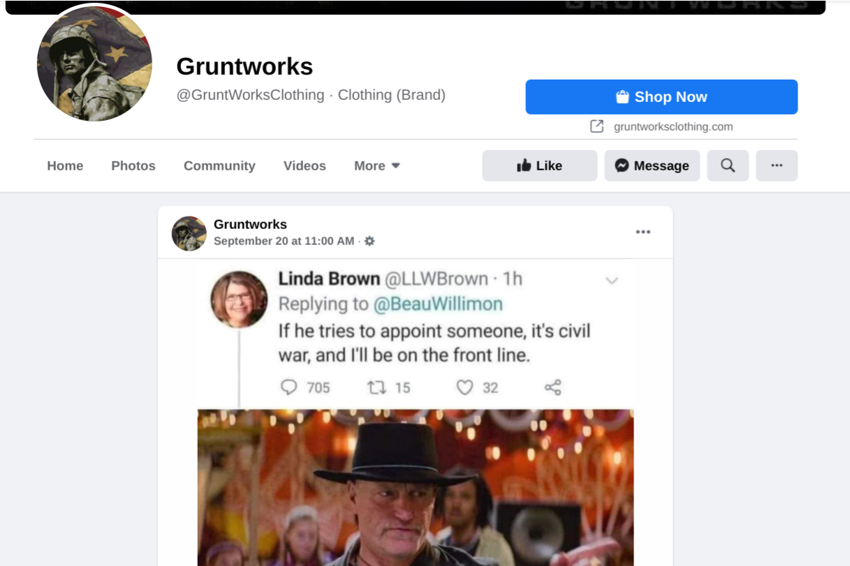 Avaaz’s researchers tallied over 73,000 interactions with content related to the “civil war” narrative.