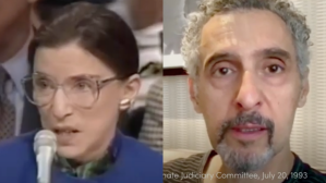 Ruth Bader Ginsburg and John Turturro