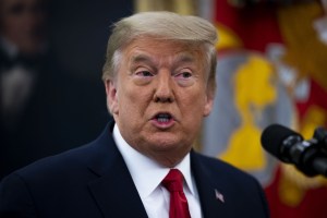 U.S. President Donald Trump speaks after presenting the Presidential Medal of Freedom at the White House in Washington, D.C., U.S., on Thursday, Dec, 3, 2020.