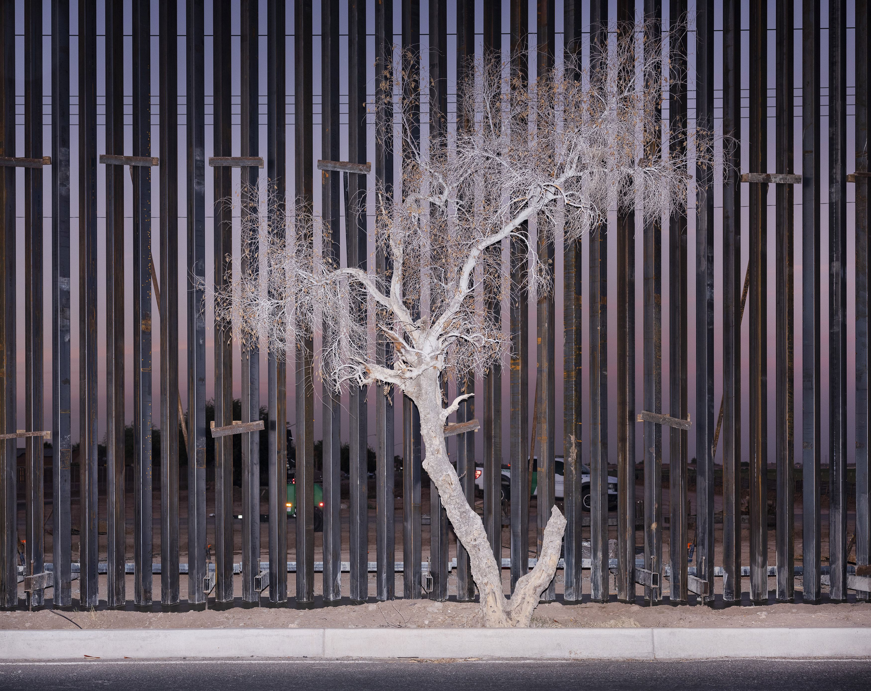 Rafal Milach's photo of the border wall between Mexico and the US