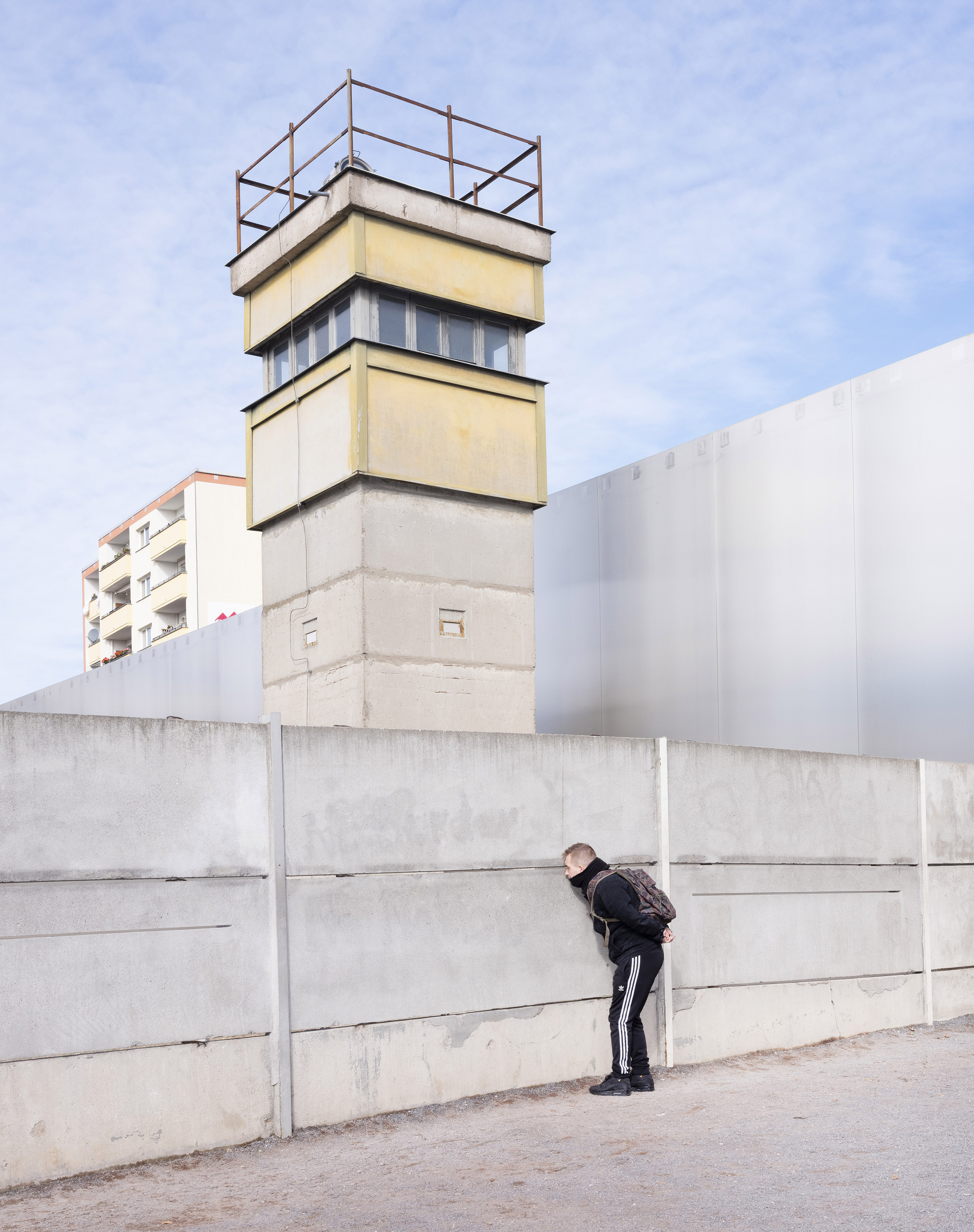 Rafal Milach's photo of remains of the Berlin Wall at Bernauer Strasse