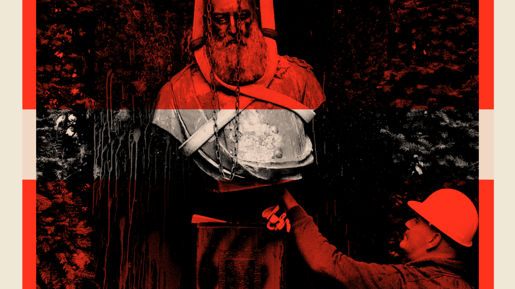 Belgique Statue Leopold II