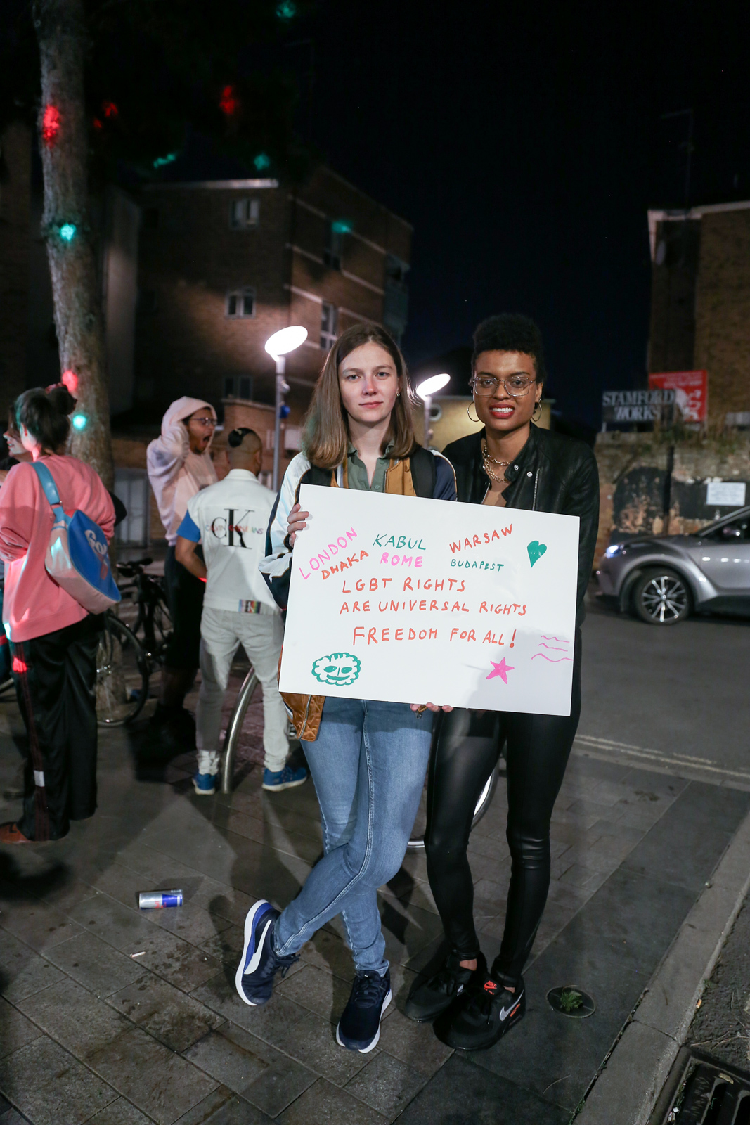 Mia Kelly and Naomi Gabriel at Night Pride London 2021