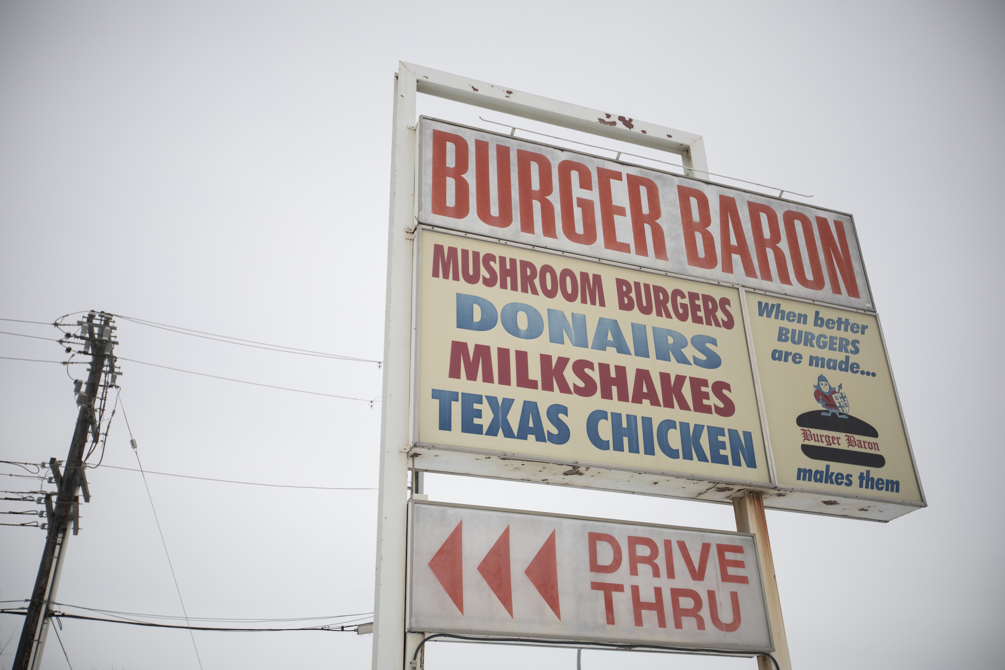 No two Burger Baron menus are alike.