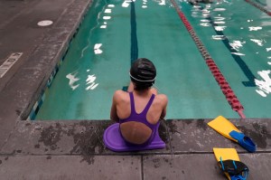 A proposed ban on transgender athletes playing sports would affect transgender girls like this 12-year-old swimmer.​