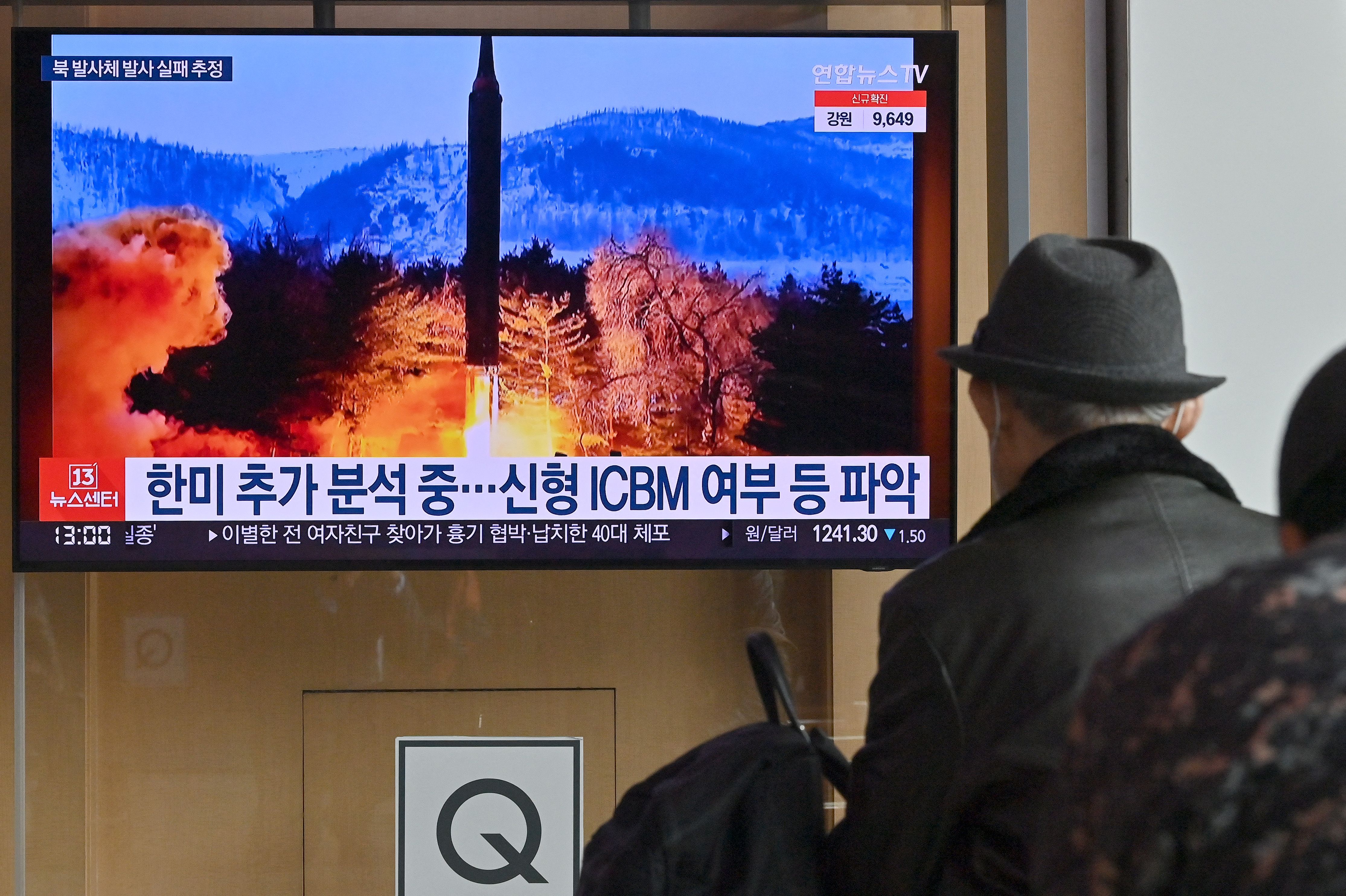 North Korea launched its most recent missile on March 16. Photo: JUNG YEON-JE/AFP via Getty Images