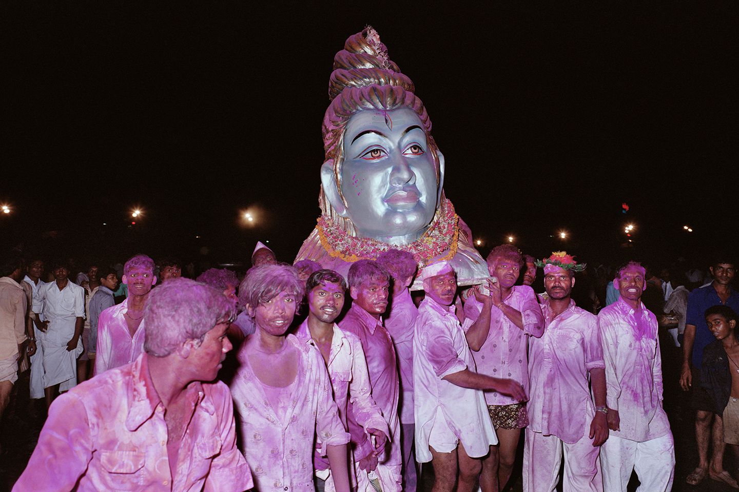 Il festival di Ganpati a Bombay, Maharashtra nel 1981
