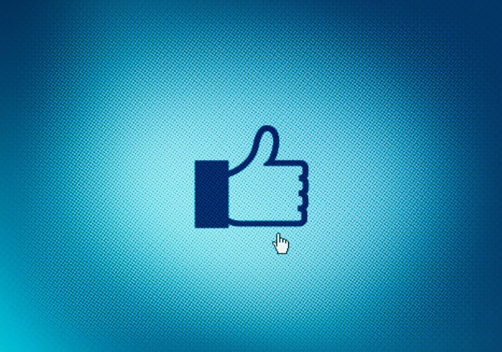 A Facebook thumbs up. Getty Images