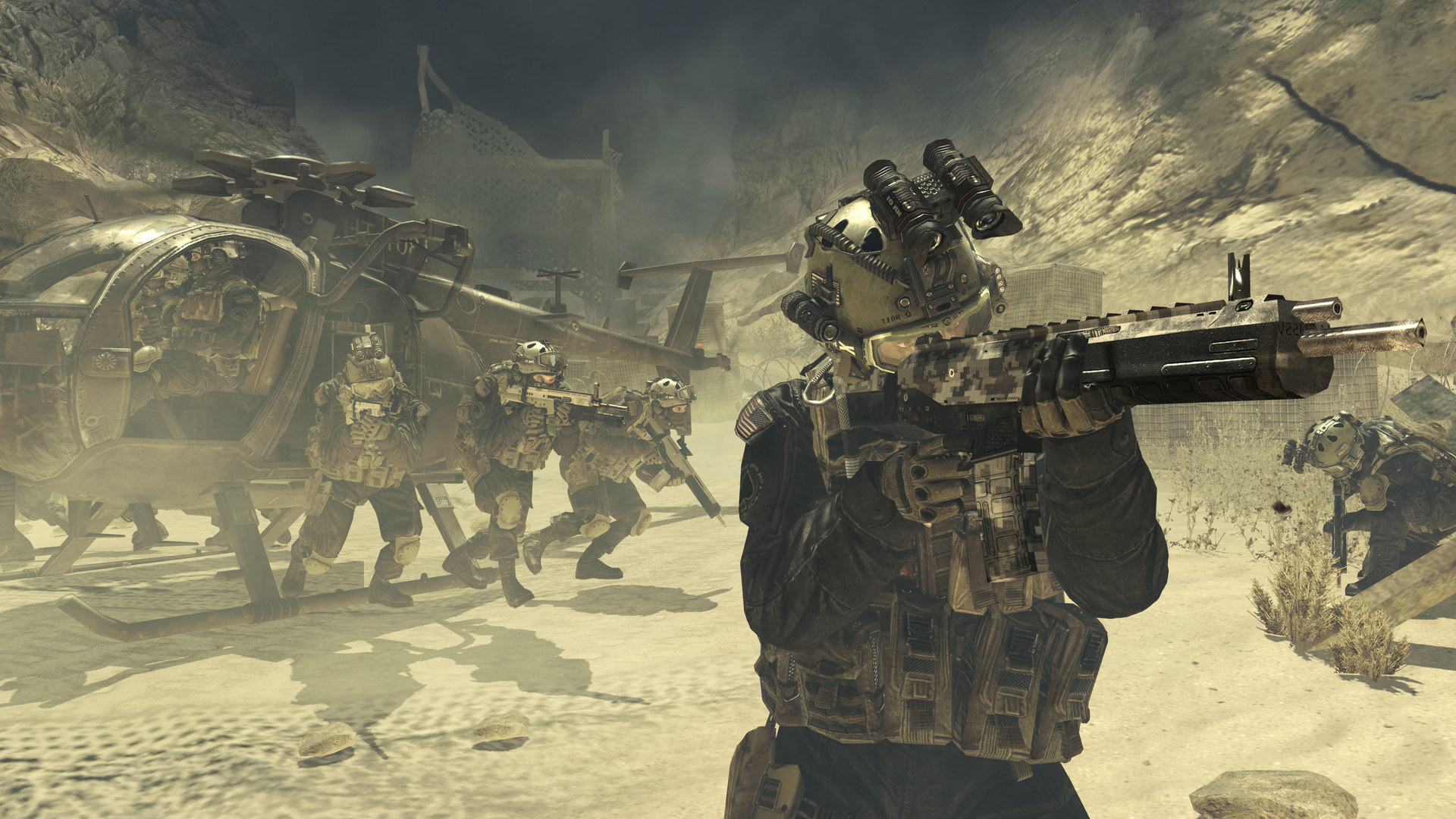A screen shot from the original 'Call of Duty: Modern Warfare 2.'