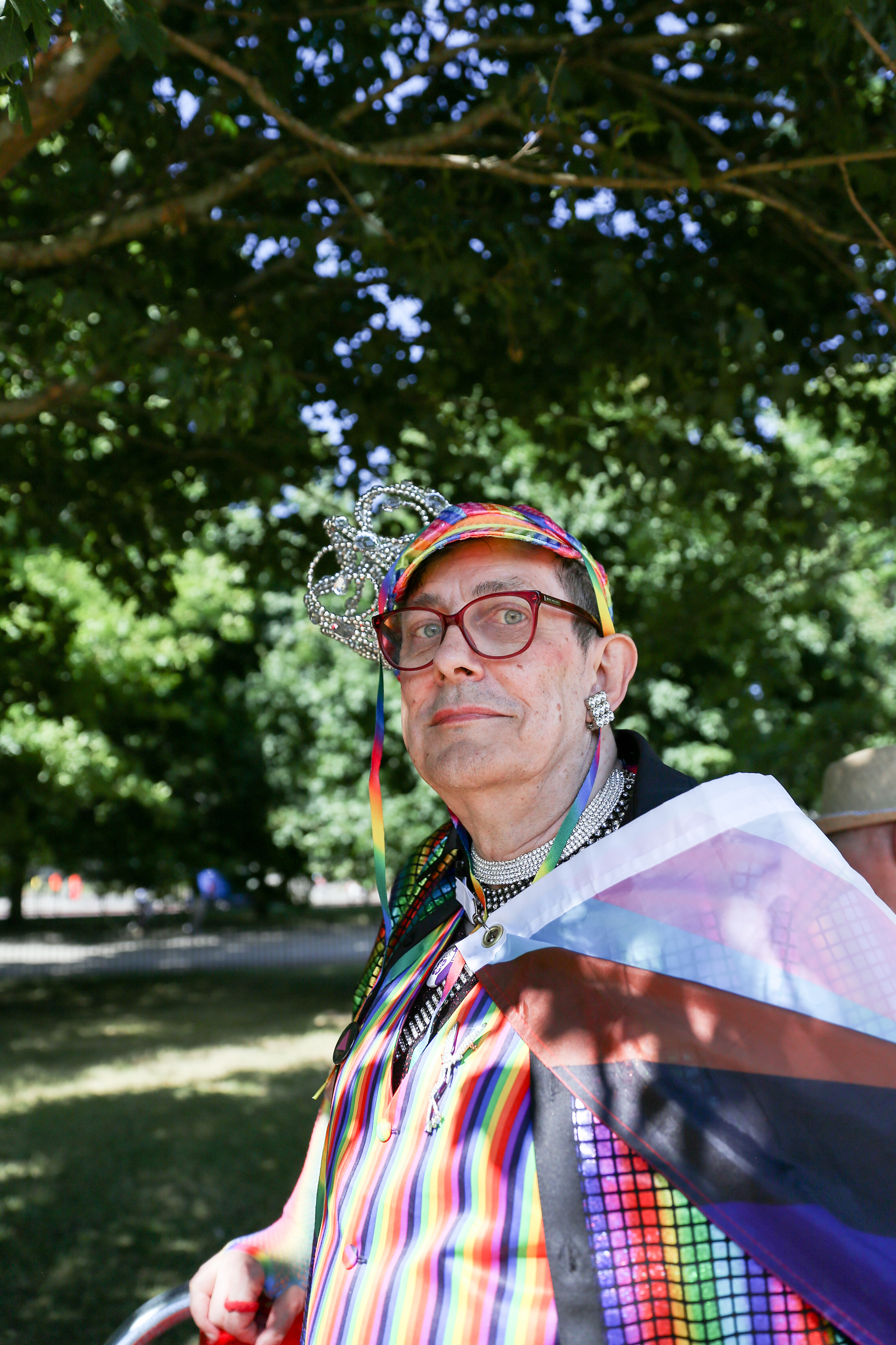 Gay Liberation Front member Julian Howes at 50th anniversary of Pride in London