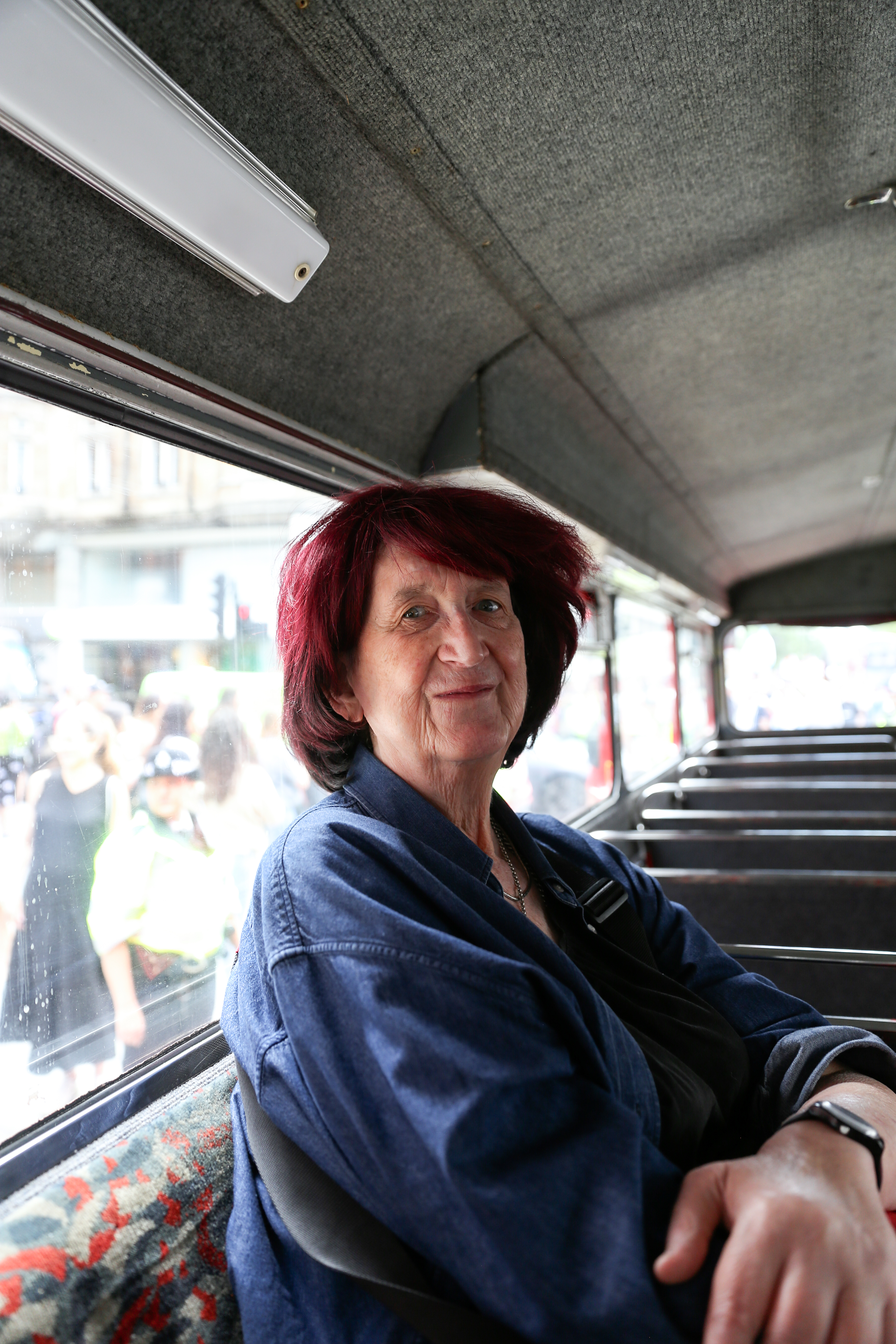 Gay Liberation Front member Roz Kaveney at 50th anniversary of Pride in London