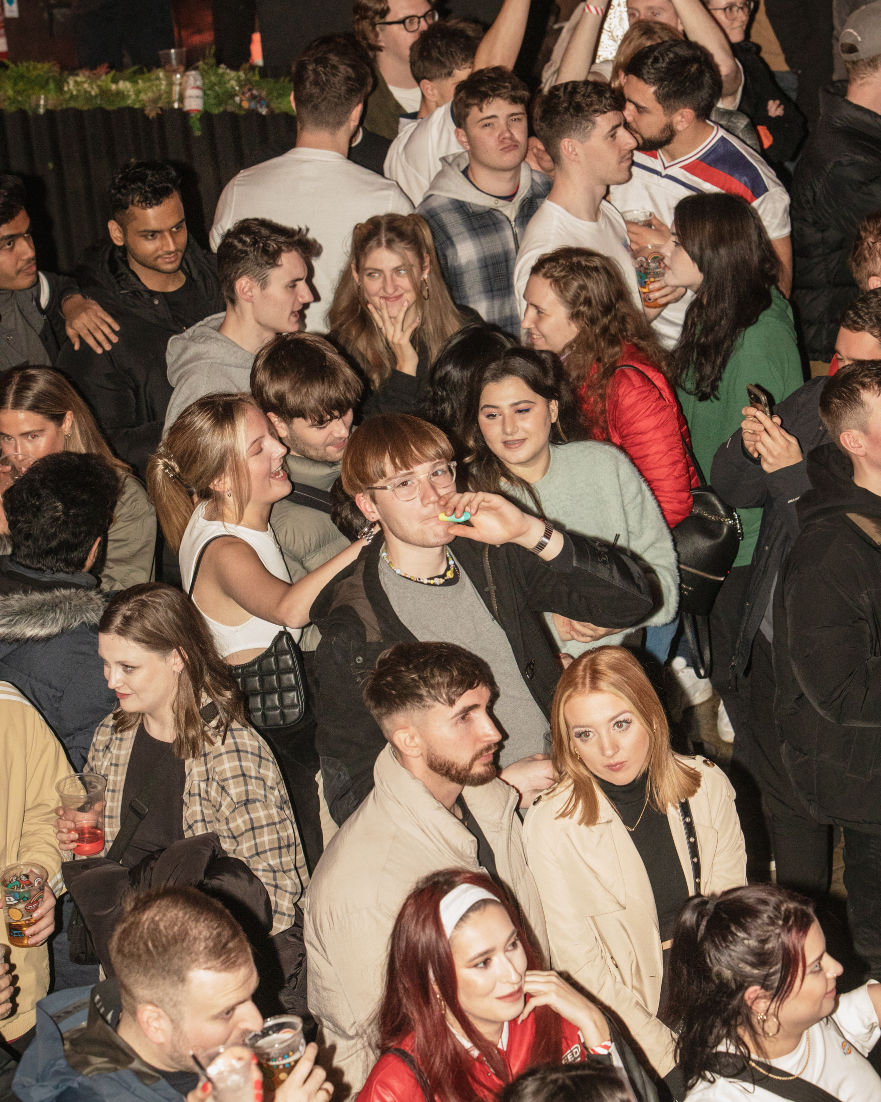 England v Senegal World Cup match: Group shot of crowd watching match