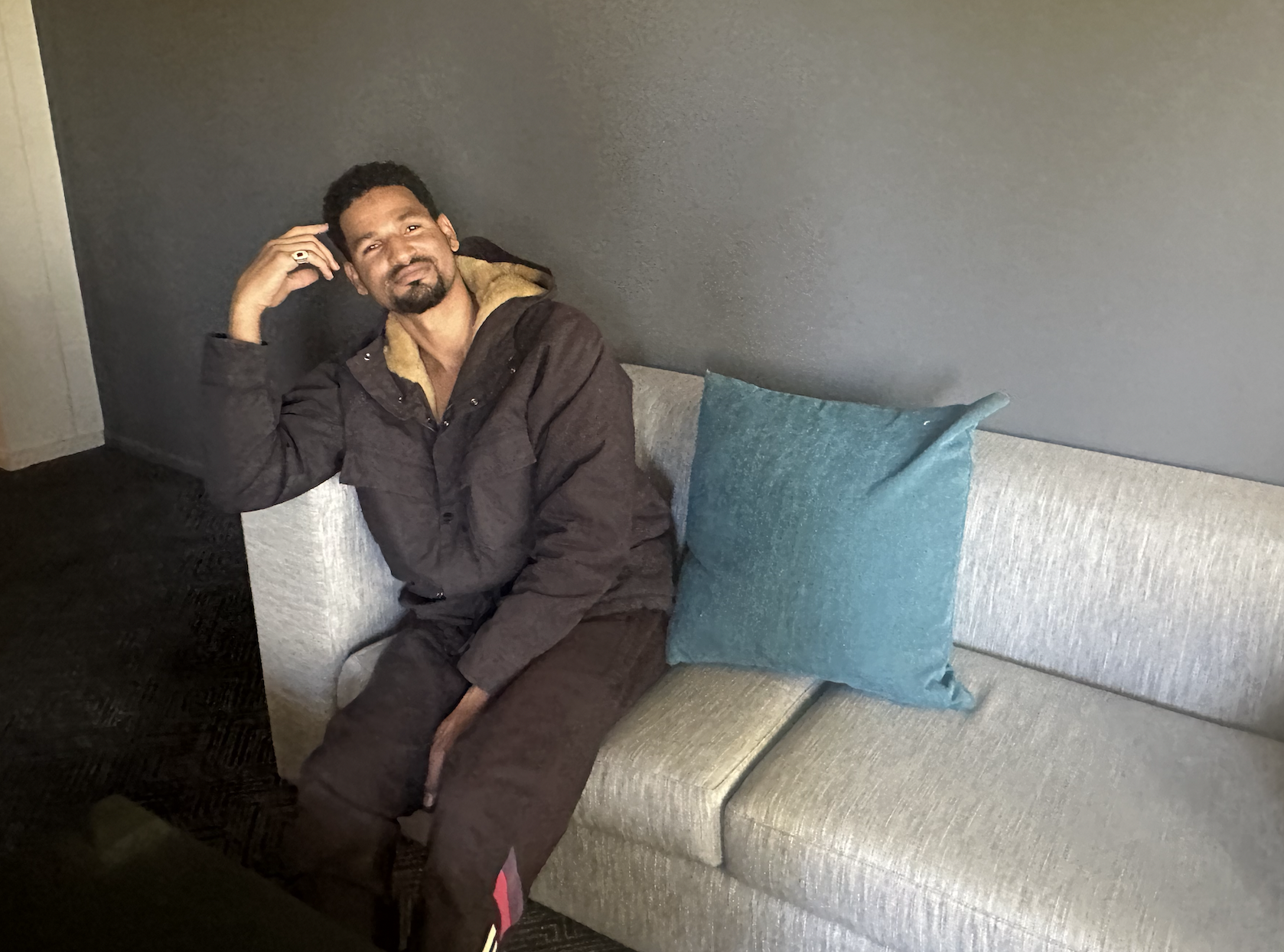 Meeting Mdou Moctar in his hotel room