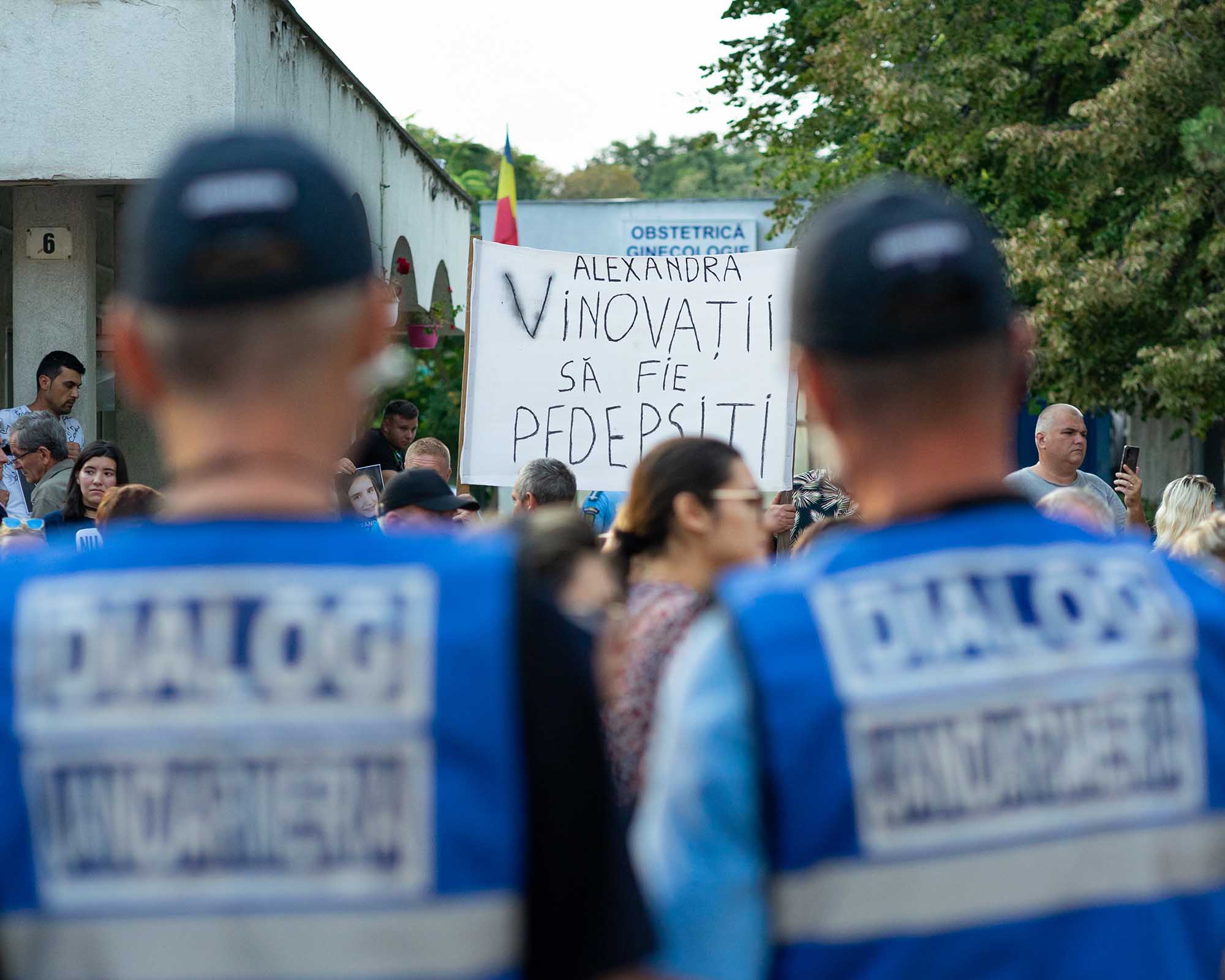 alexandra botosani spital maternitate deces protest 6