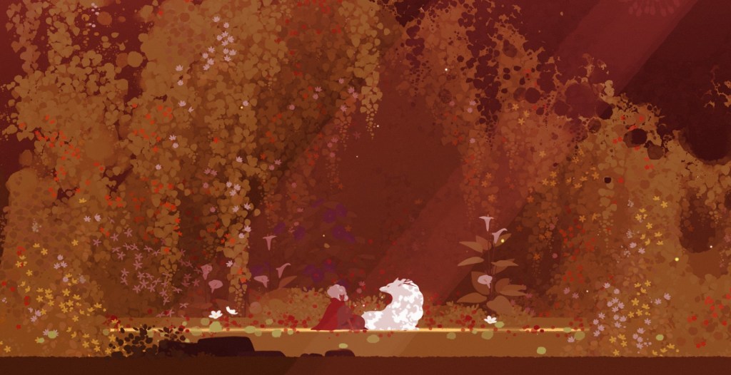 Alba and Neva in the Fall Season