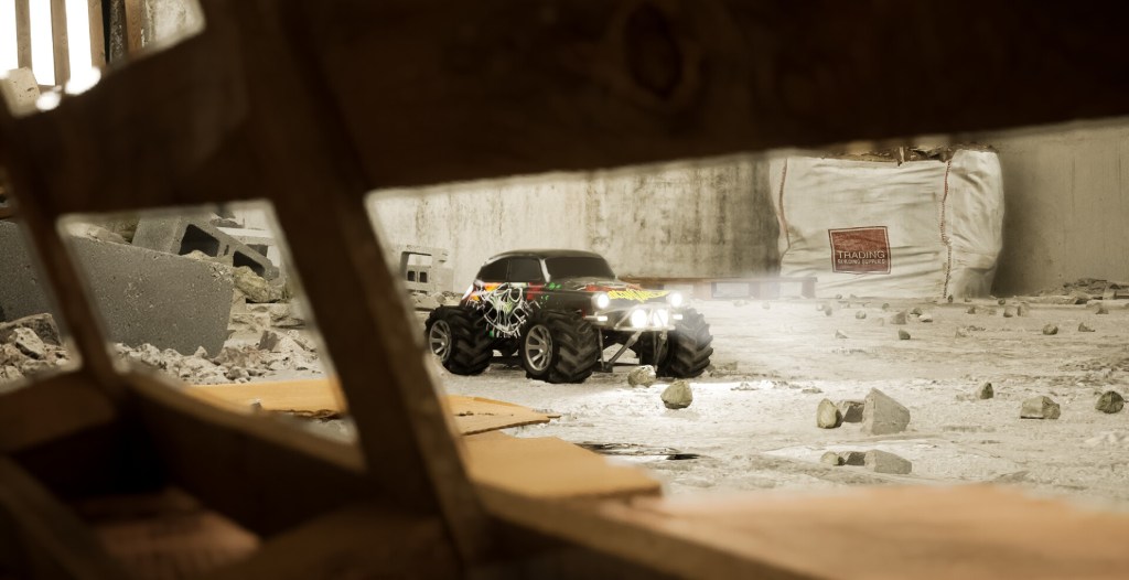 An image of an RC car in Recharge