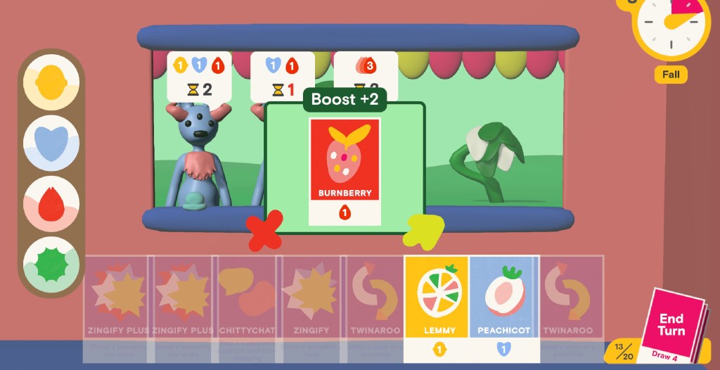 'More Than You Can Chew' gameplay in Fall months