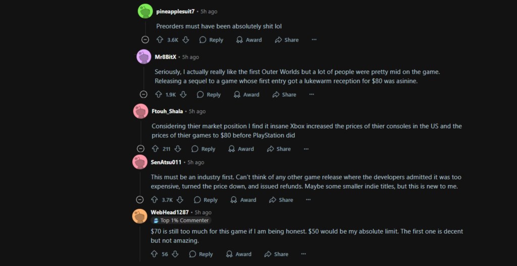 'The Outer Worlds 2' Pre-Order Speculation Reddit