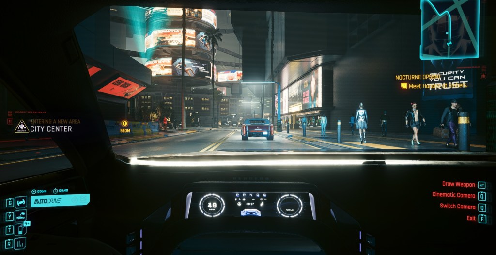 Cyberpunk 2077 AutoDrive Bug