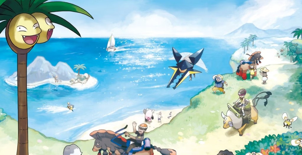 Pokémon Sun and Moon Artwork