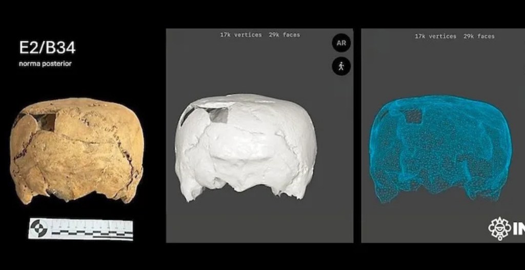 Bizarre, 1,400-Year-Old Cube-Shaped Human Skull Found in Mexico