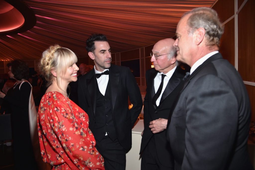 Larry David and Kelsey Grammer