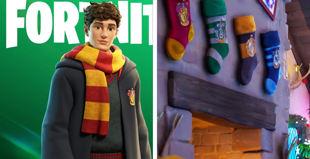 Harry Potter Fortnite Winterfest 2025 Cosmetic Items